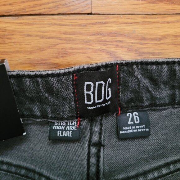 NWT BDG | UO Stretch High-Rise Flare Denim Jeans | Sz. 26 - Picture 6 of 9